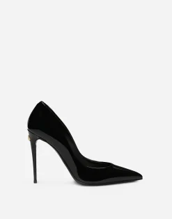 Patent leather pumps
