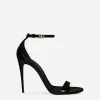Patent leather sandals