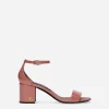 Patent leather sandals
