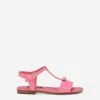 Patent leather sandals