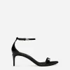 Patent leather sandals