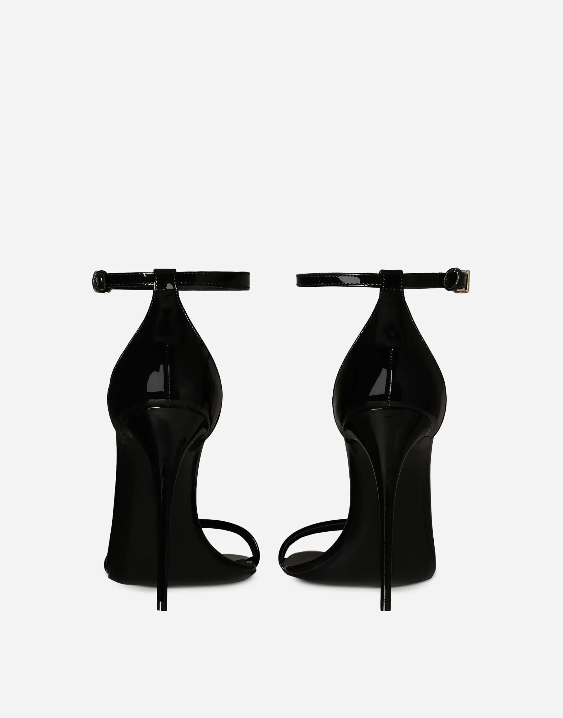 Patent leather sandals