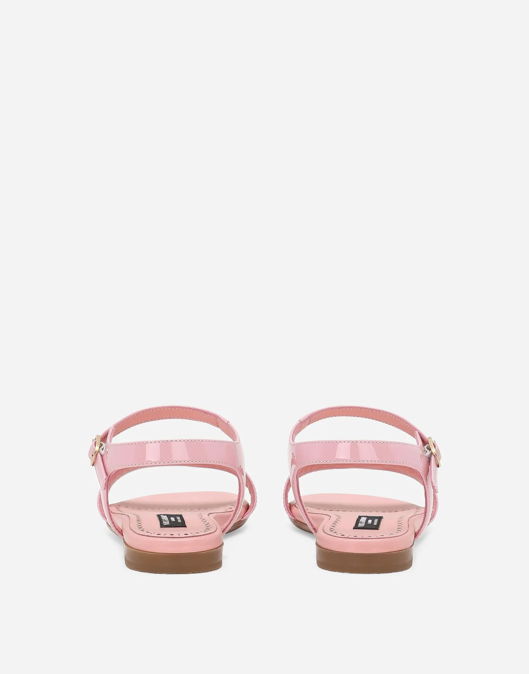 Patent leather sandals