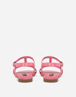 Patent leather sandals