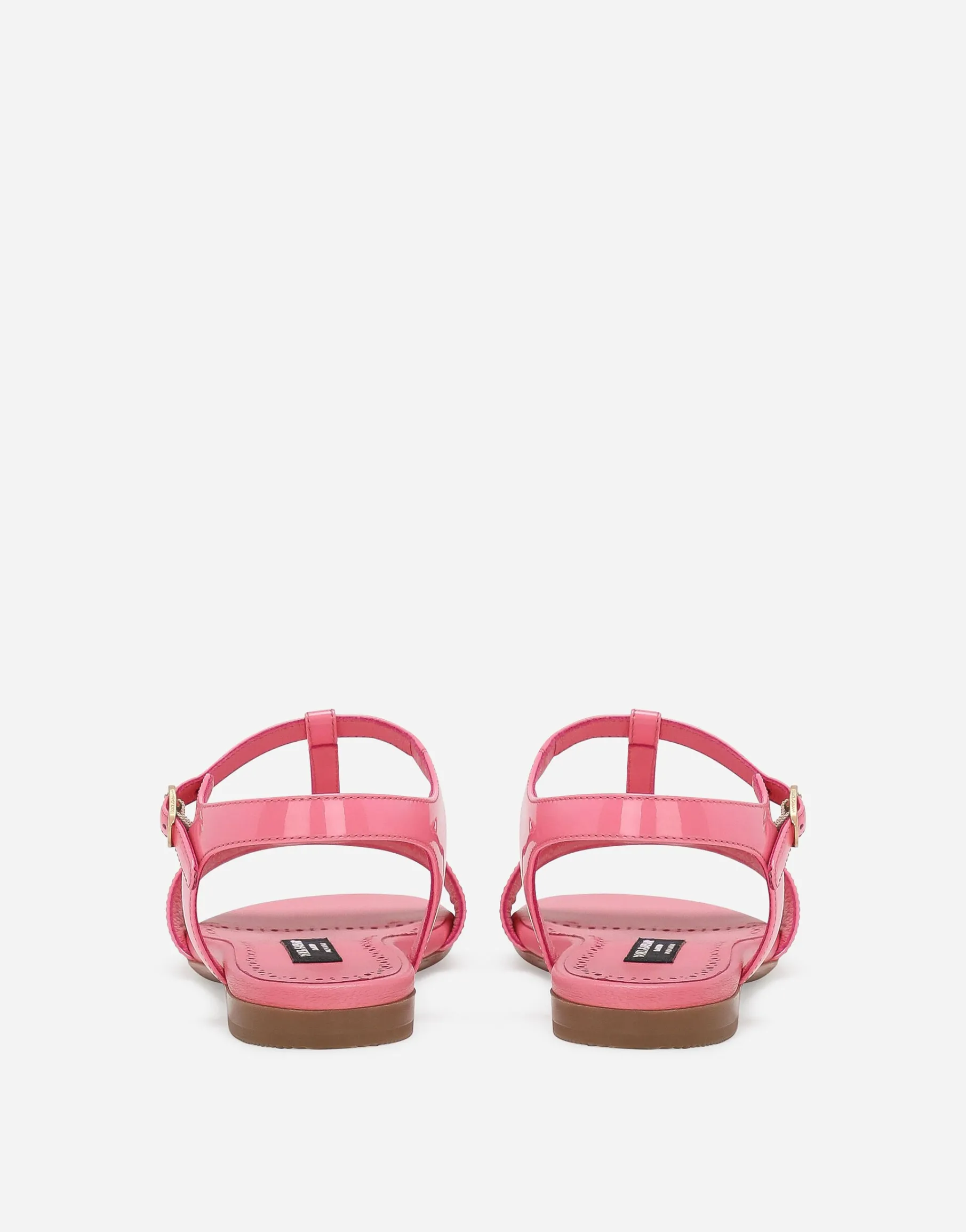Patent leather sandals