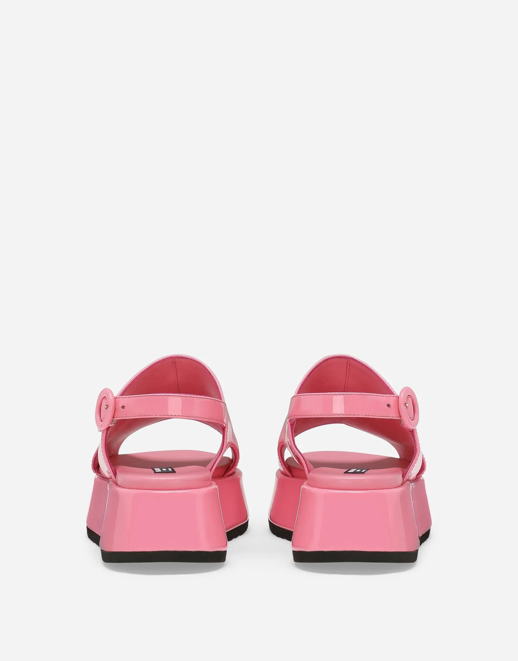 Patent leather sandals