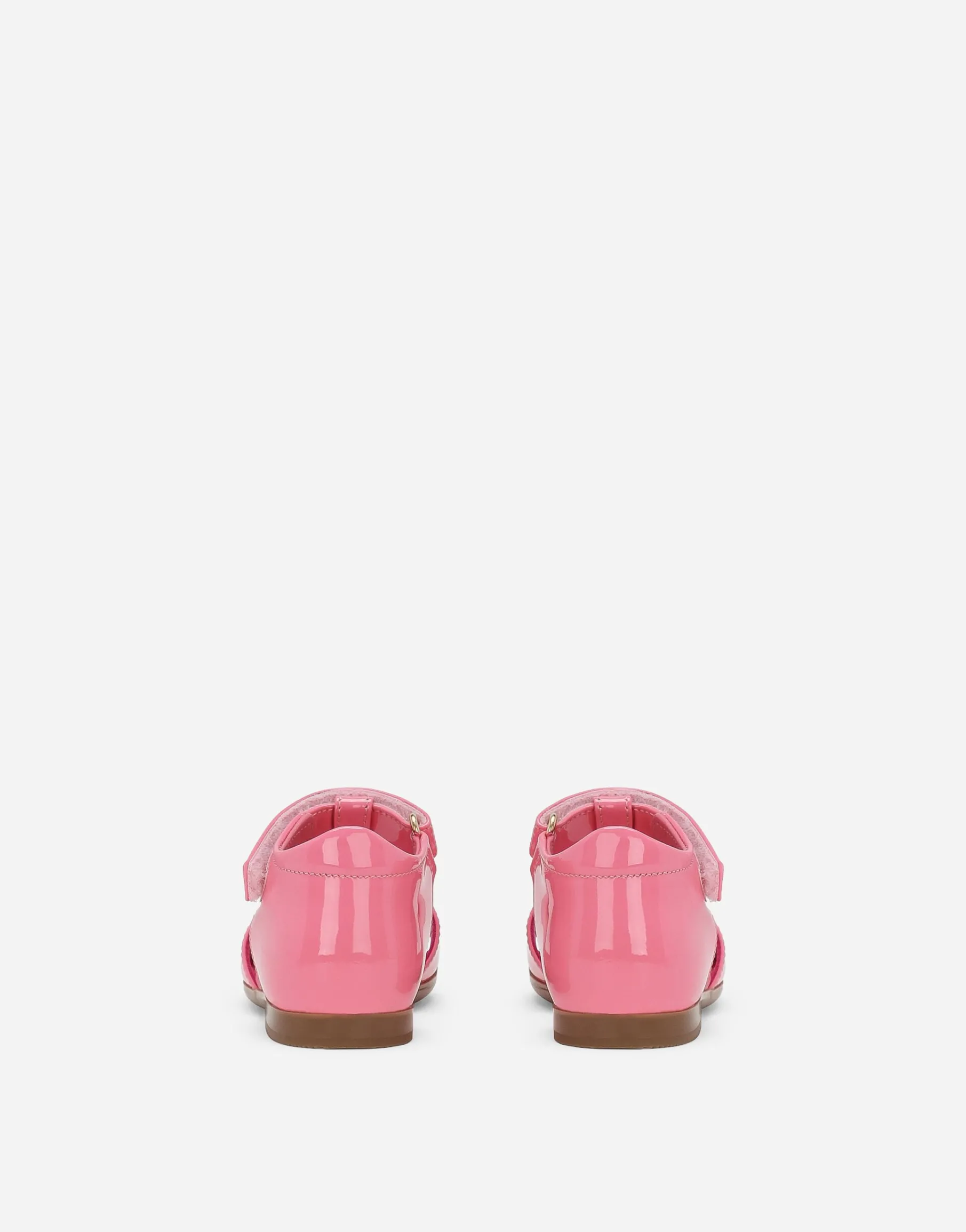 Patent leather sandals