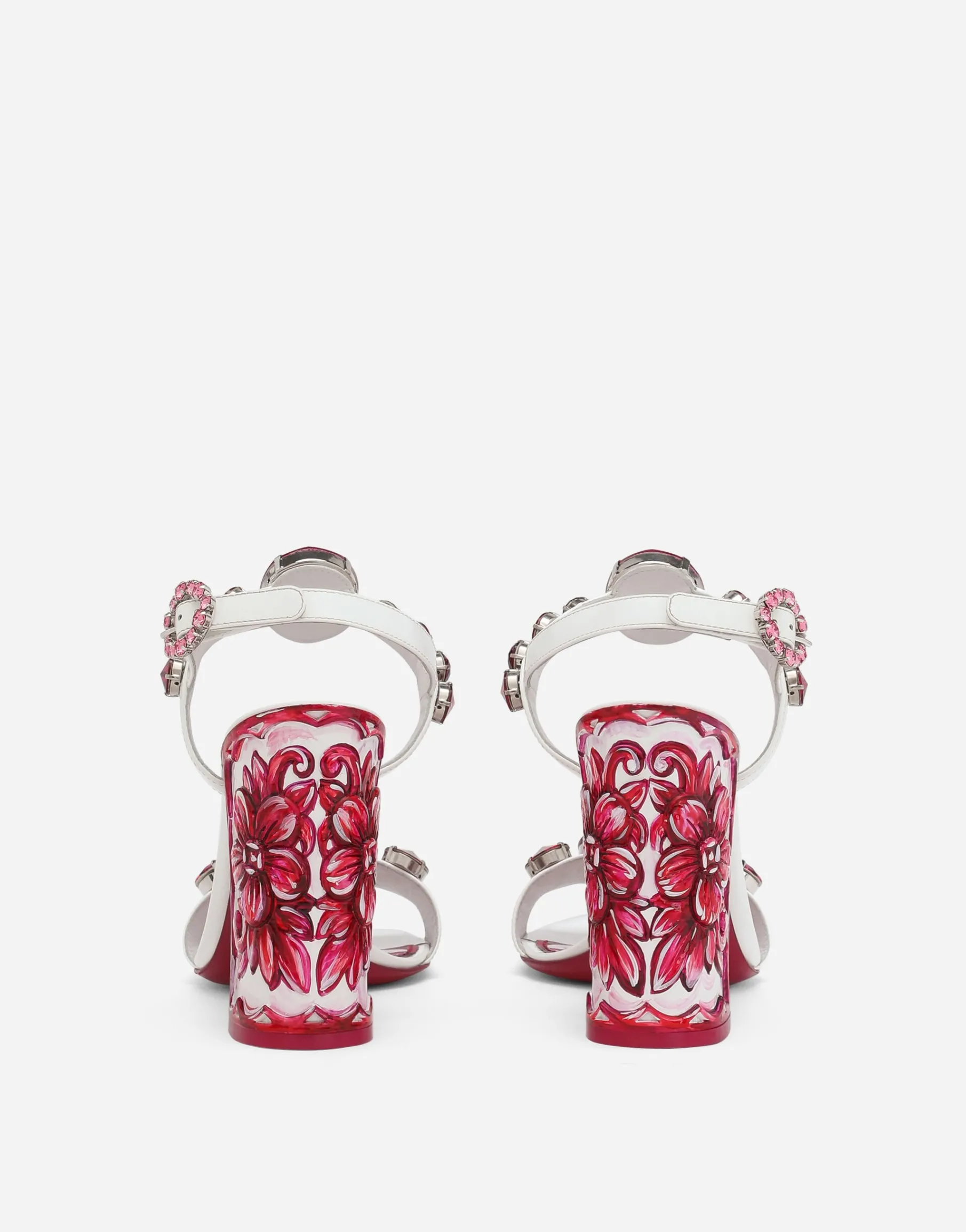 Patent leather sandals