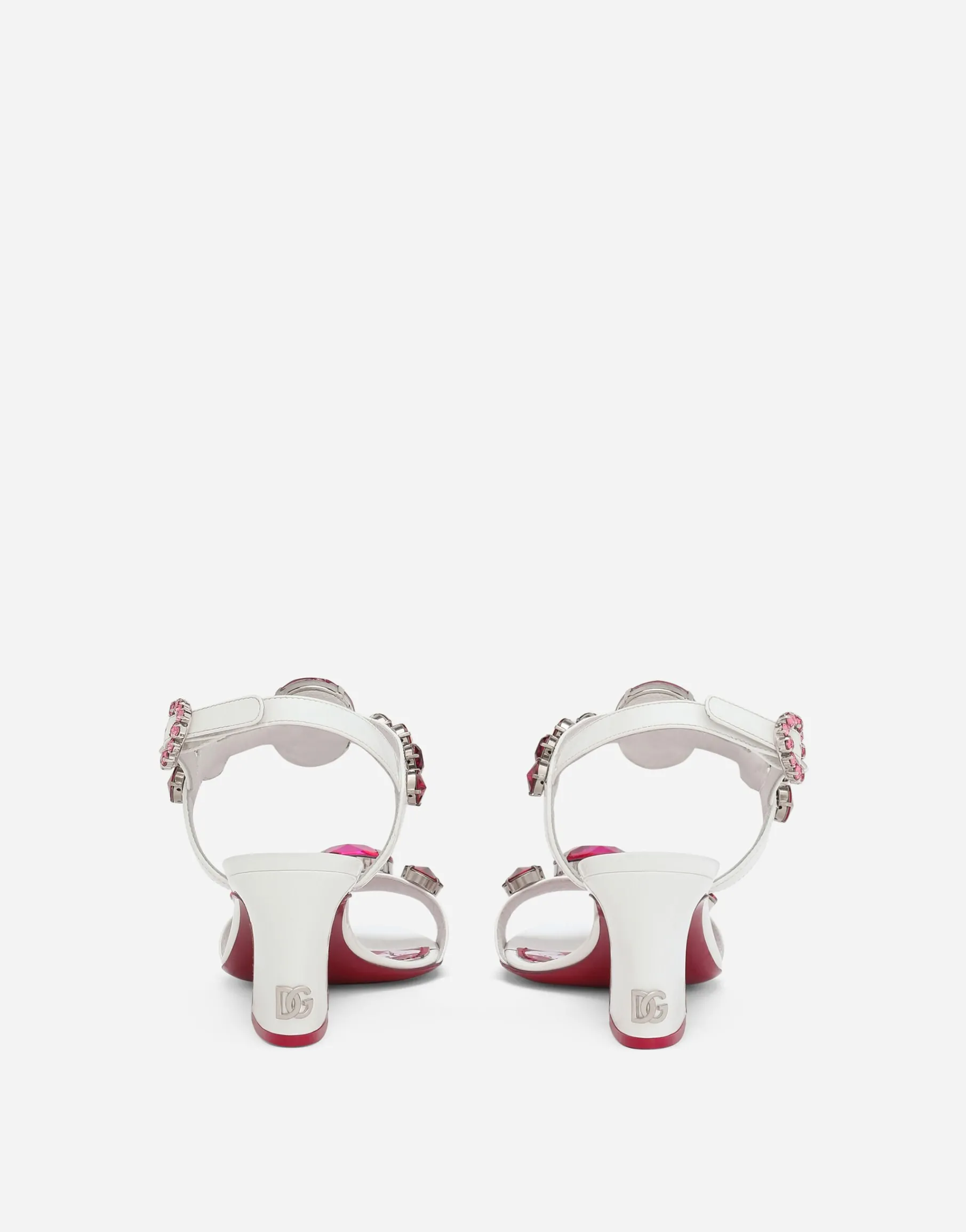 Patent leather sandals