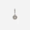 Pendant with rhinestone-detailed clasp