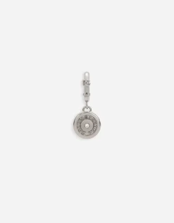 Pendant with rhinestone-detailed clasp
