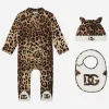 3-piece gift set in leopard-print jersey
