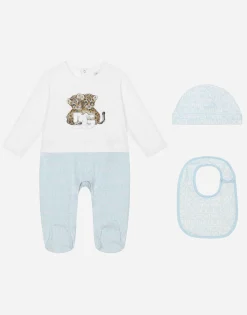 3-piece gift set with all-over logo print