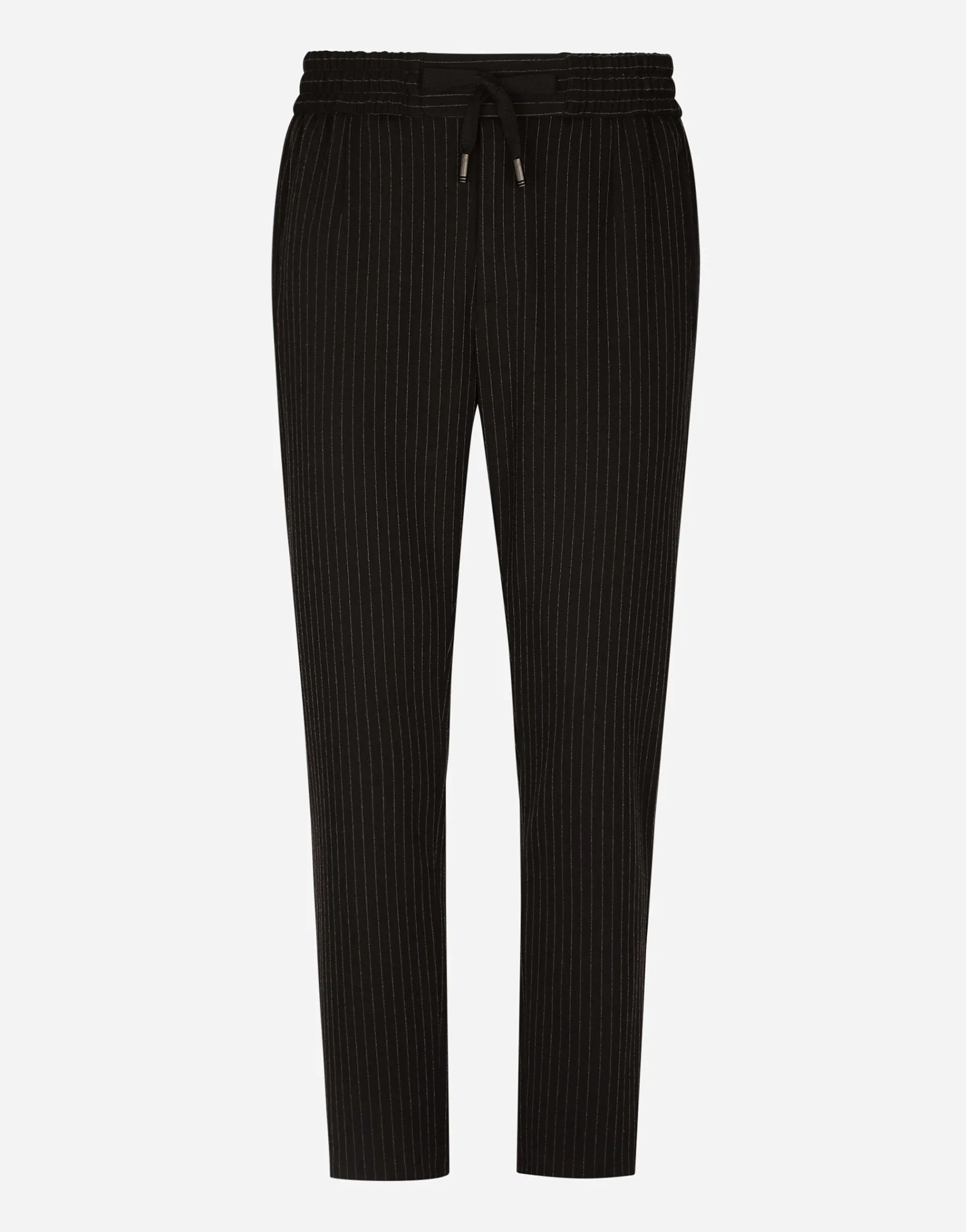 Pinstripe jersey jogging pants with DG patch
