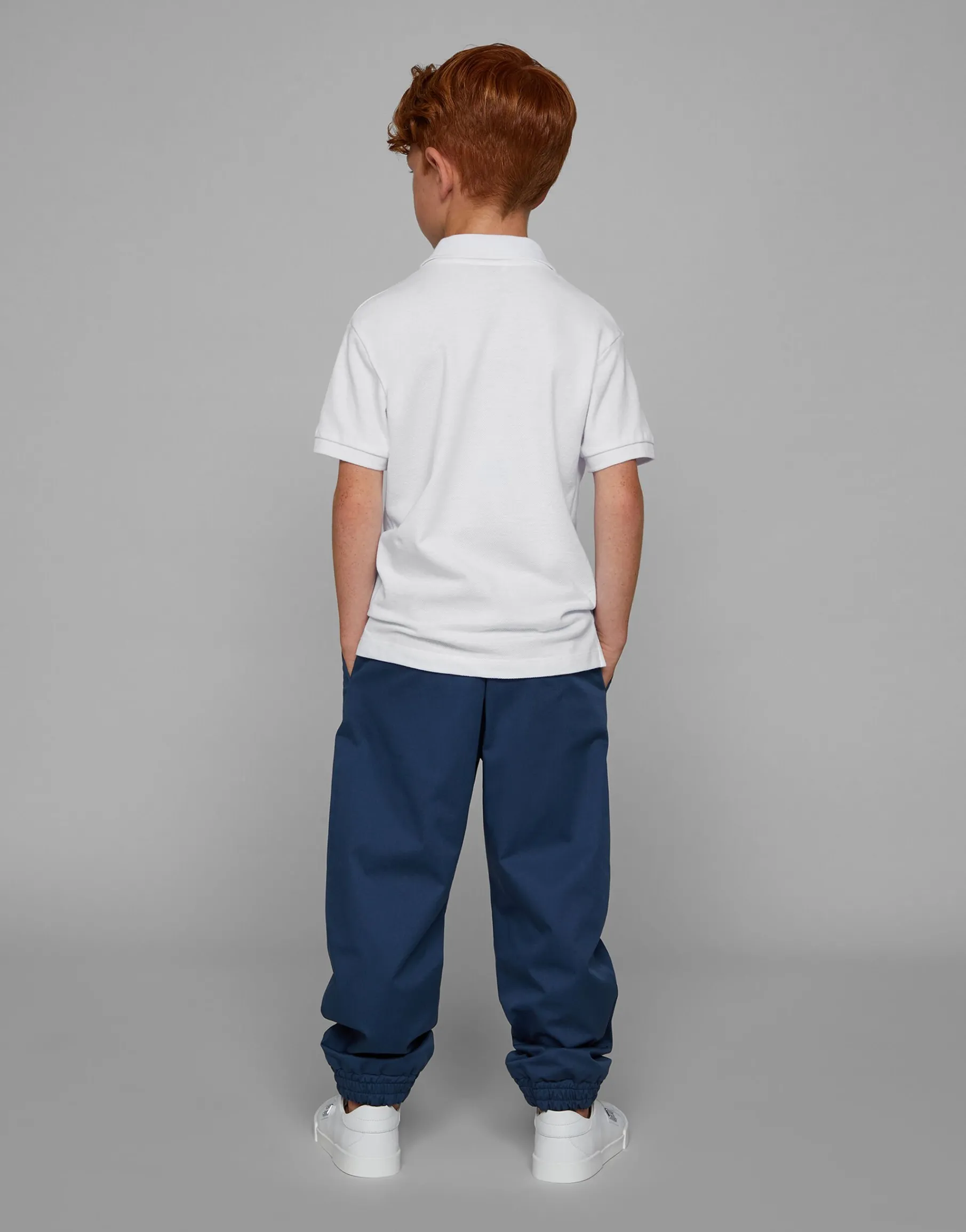 Piqué polo-shirt with logo tag