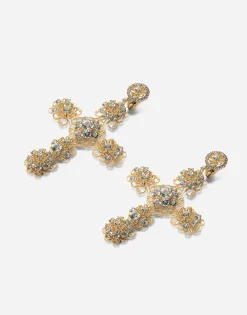 Pizzo earrings in yellow 18kt gold with aquamarines