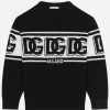 Plain-knit cotton pullover