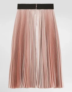 Pleated skirt with Dolce&Gabbana logo
