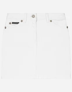 5-pocket denim miniskirt