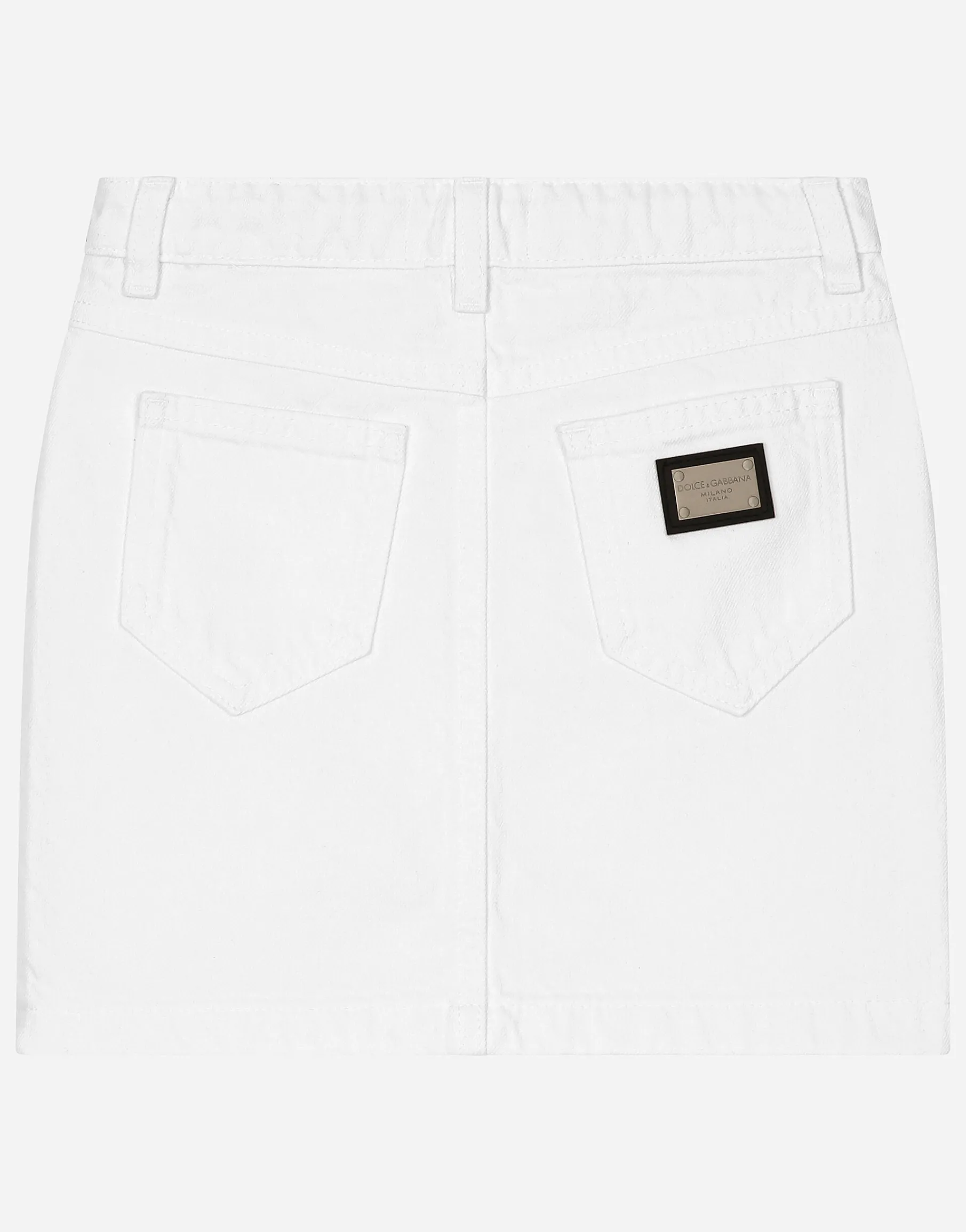 5-pocket denim miniskirt