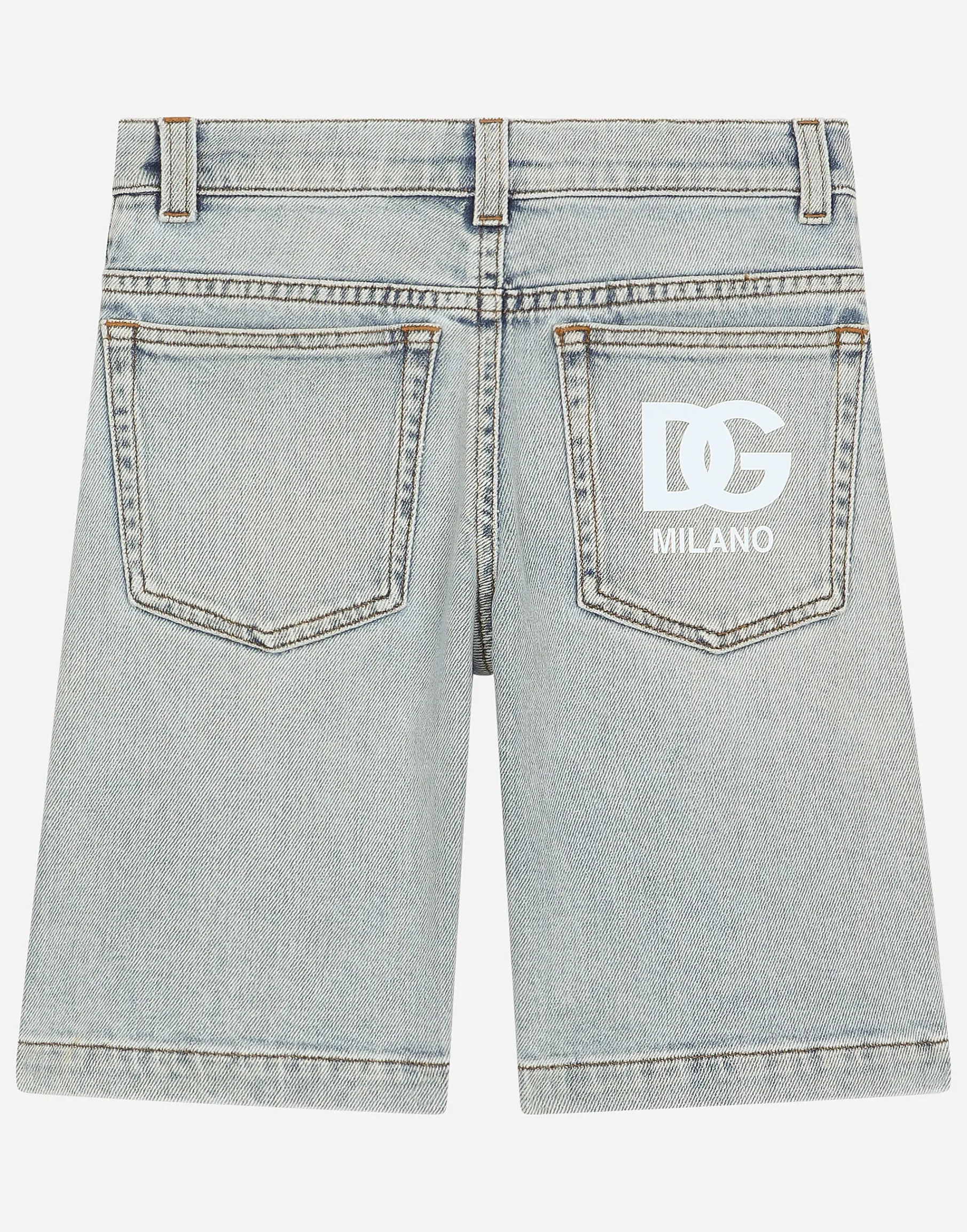 5-pocket denim shorts with DG logo