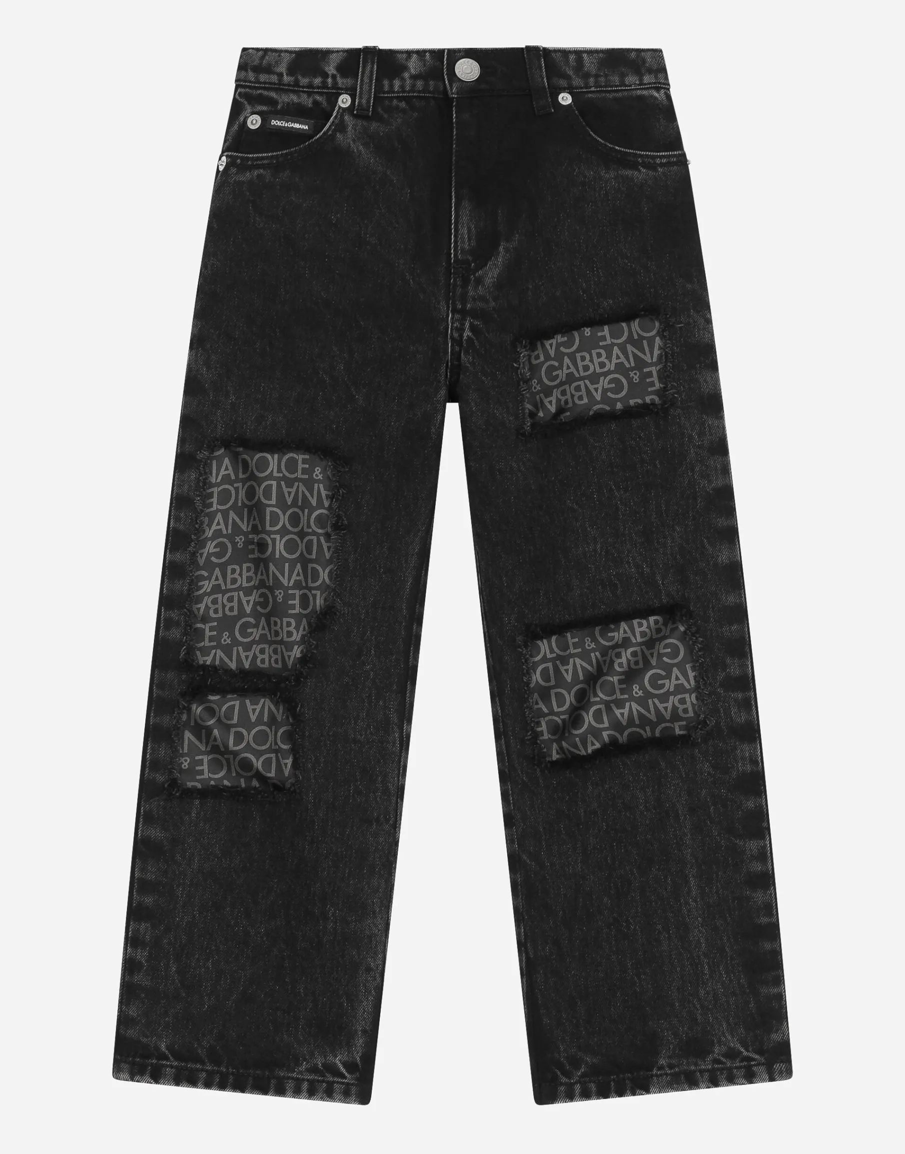 5-pocket jeans with silk twill interior