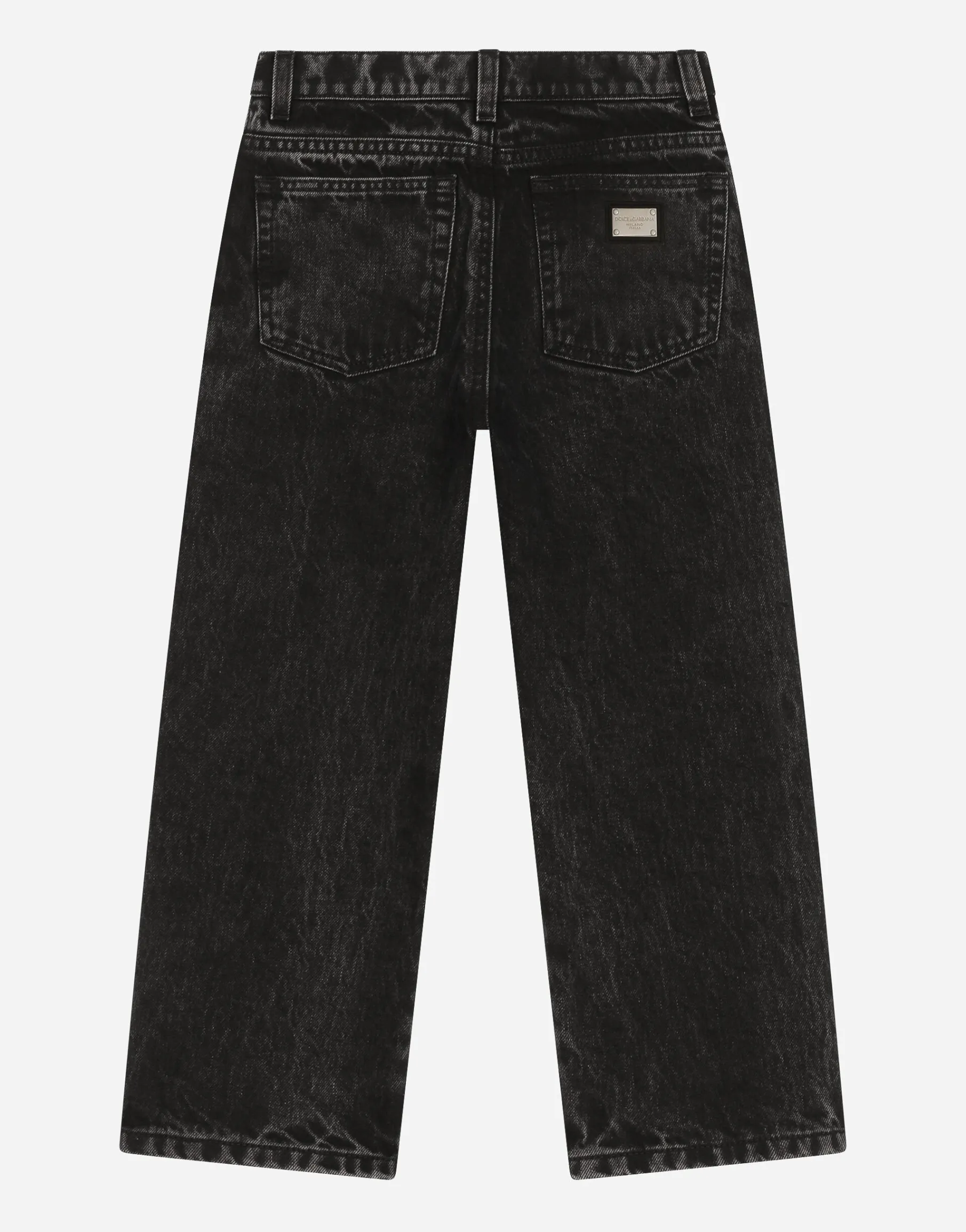 5-pocket jeans with silk twill interior