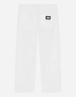 5-pocket ripped denim jeans
