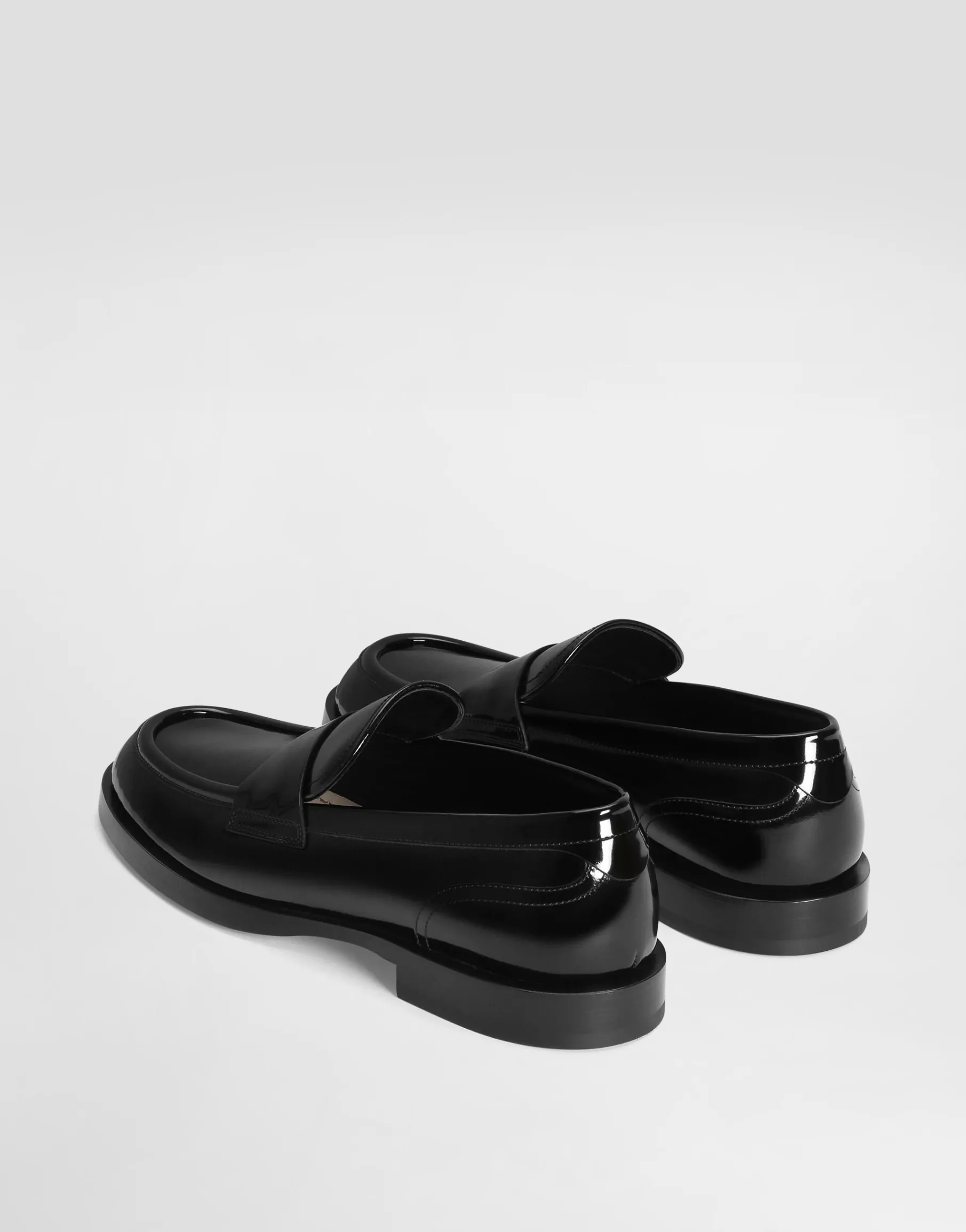 Polished calfskin loafers