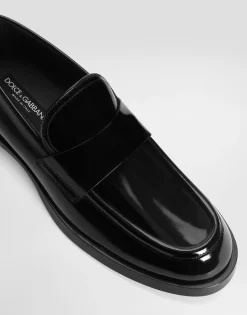 Polished calfskin loafers