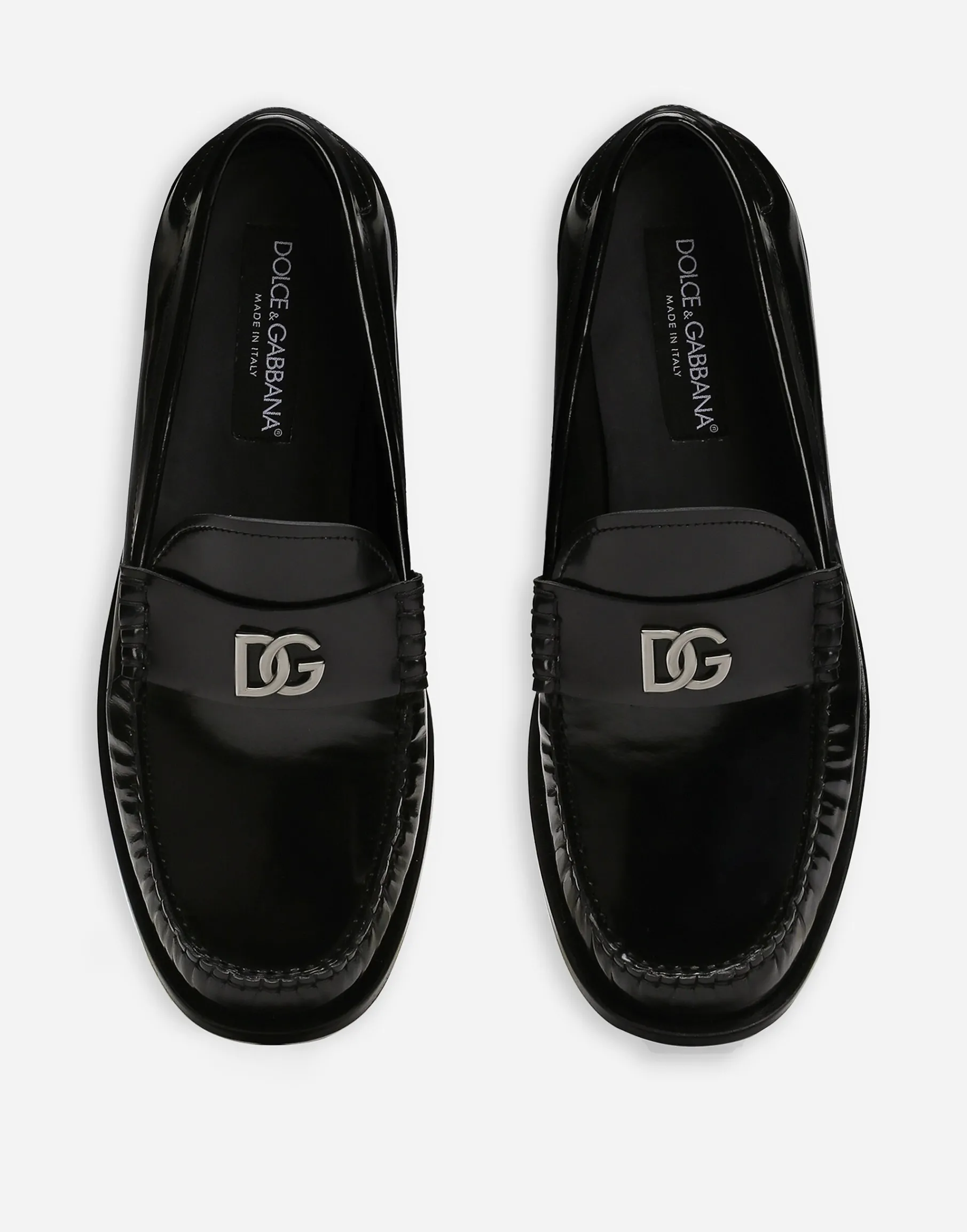 Polished calfskin loafers