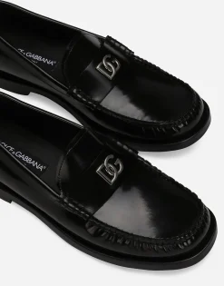 Polished calfskin loafers