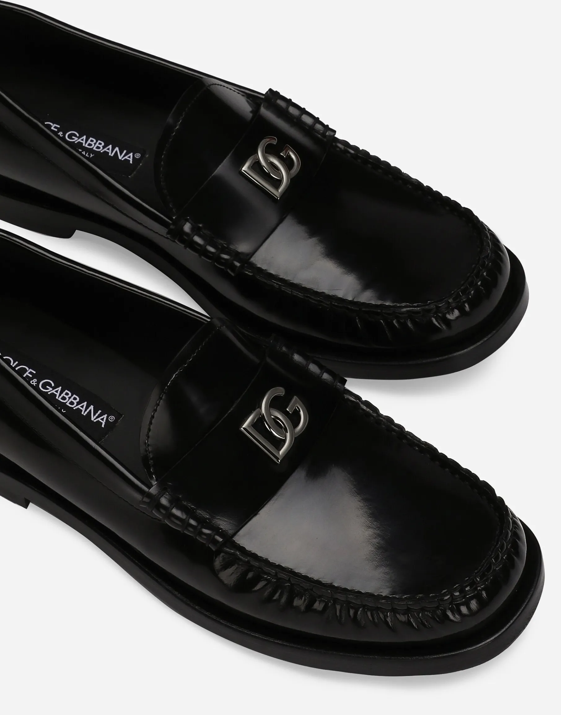 Polished calfskin loafers