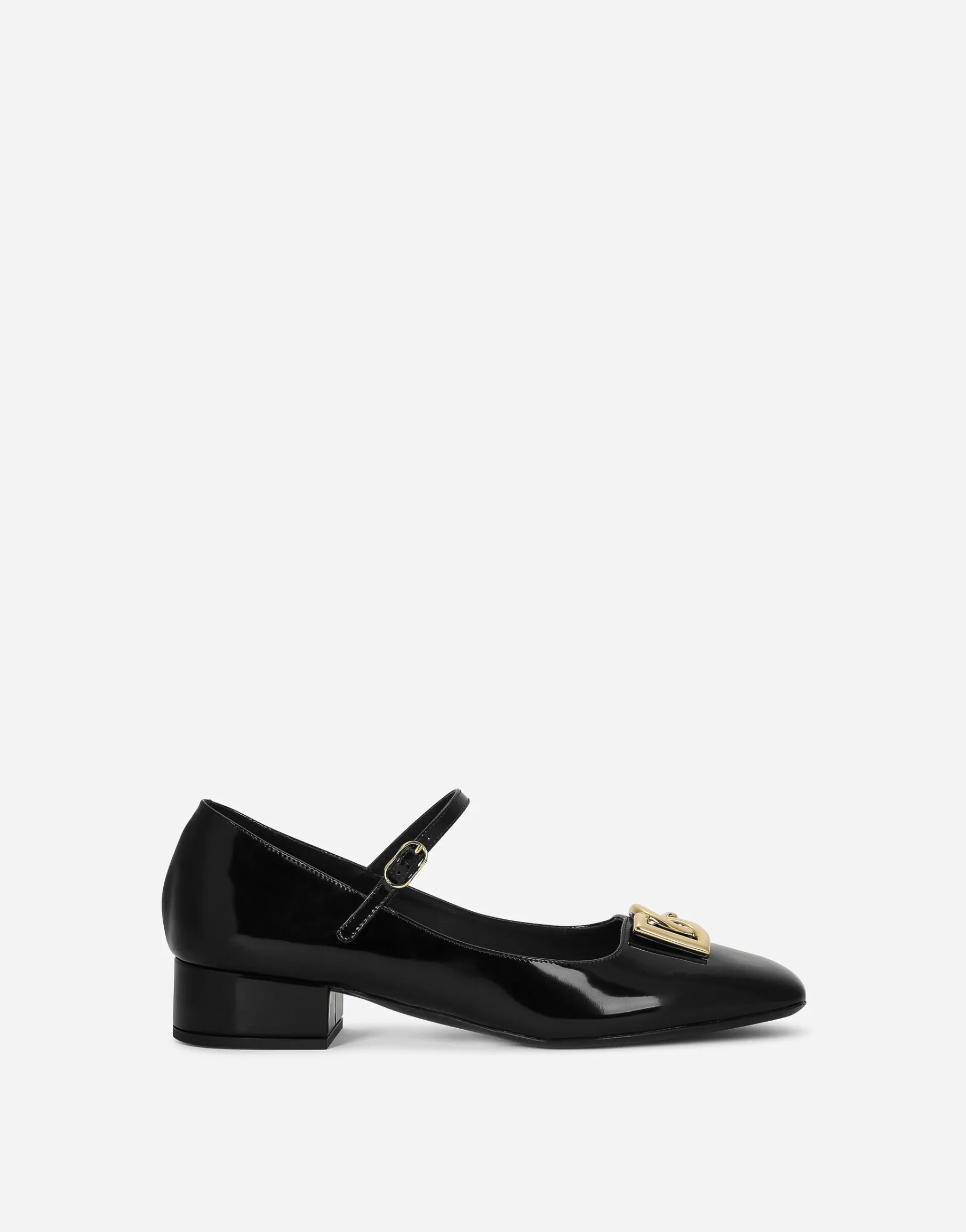 Polished calfskin Mary Janes