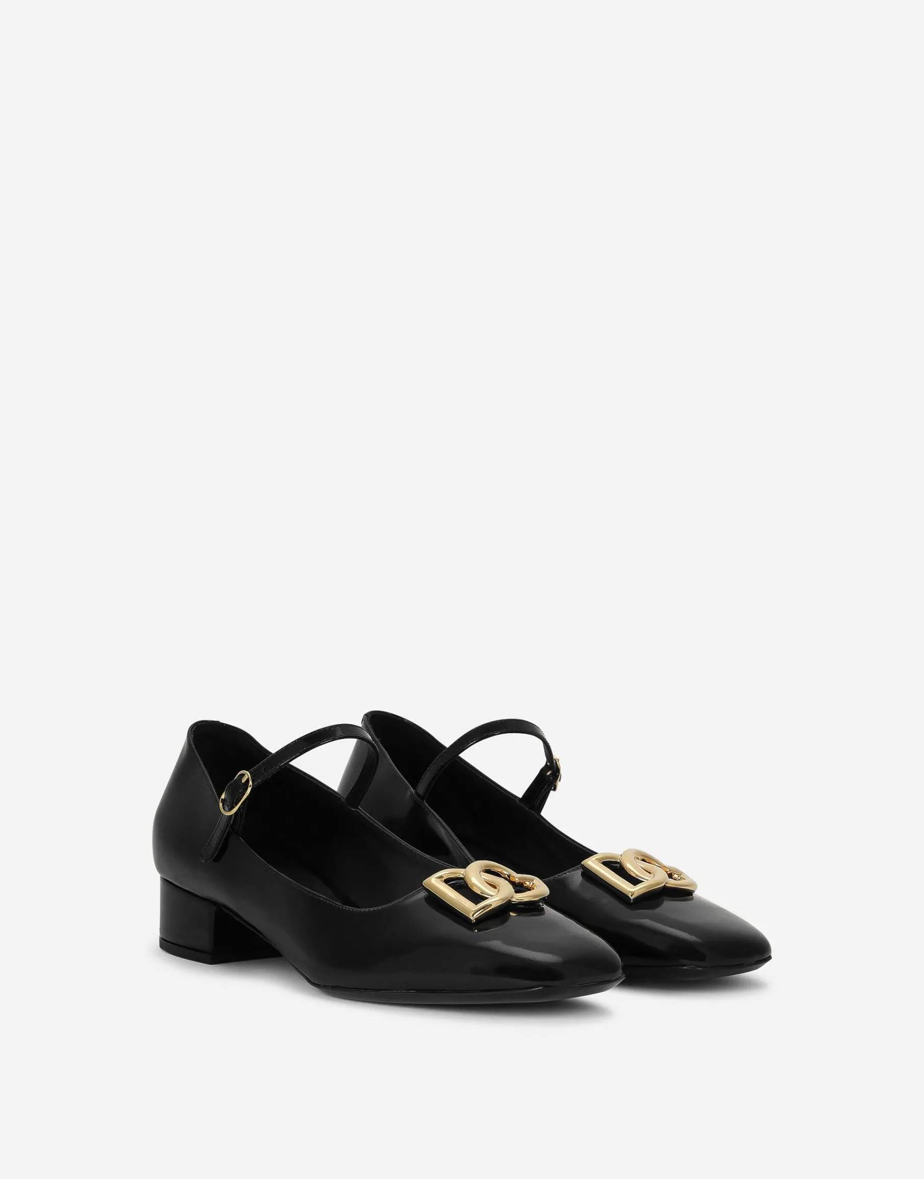 Polished calfskin Mary Janes