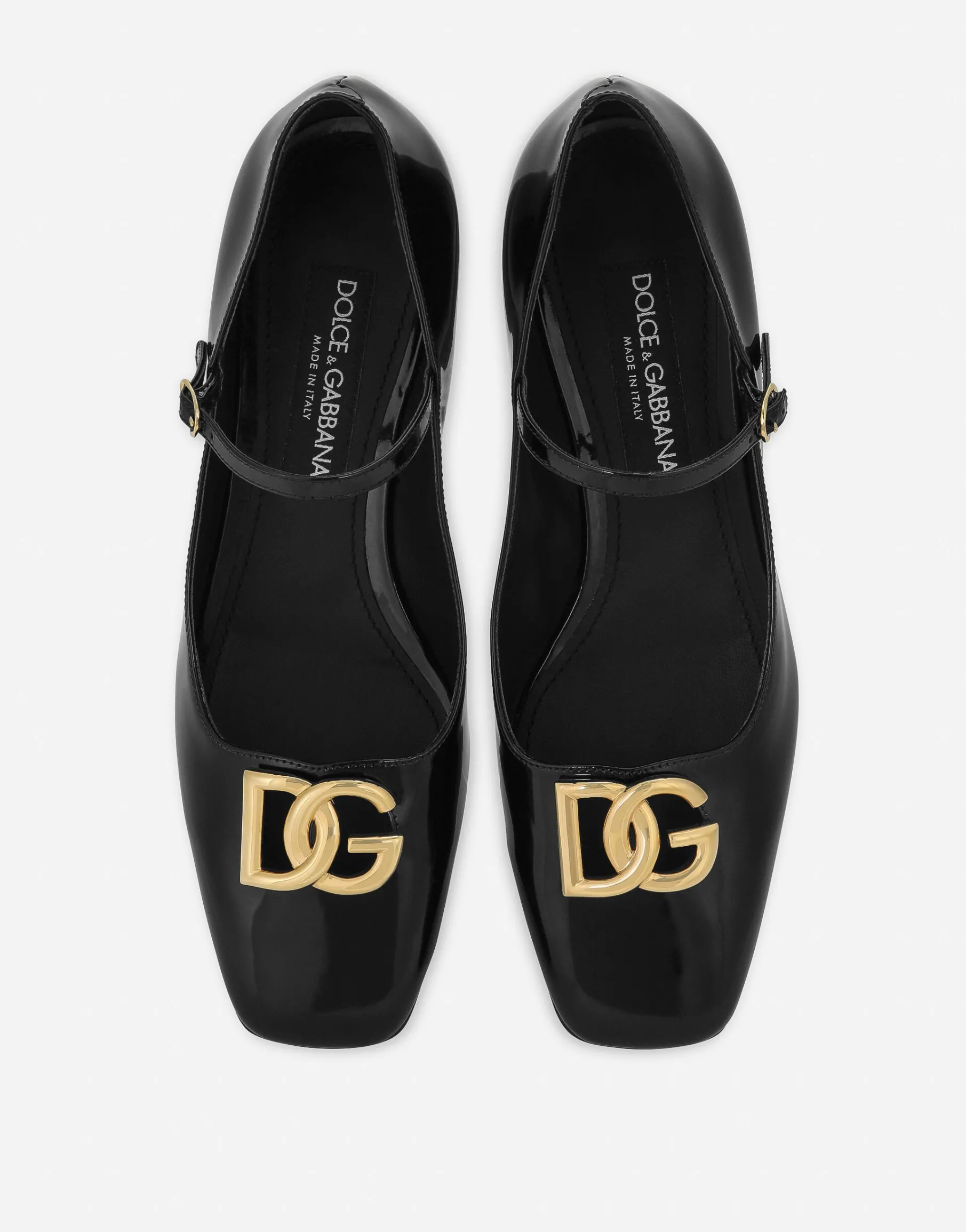Polished calfskin Mary Janes