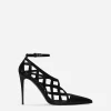 Polished calfskin pumps