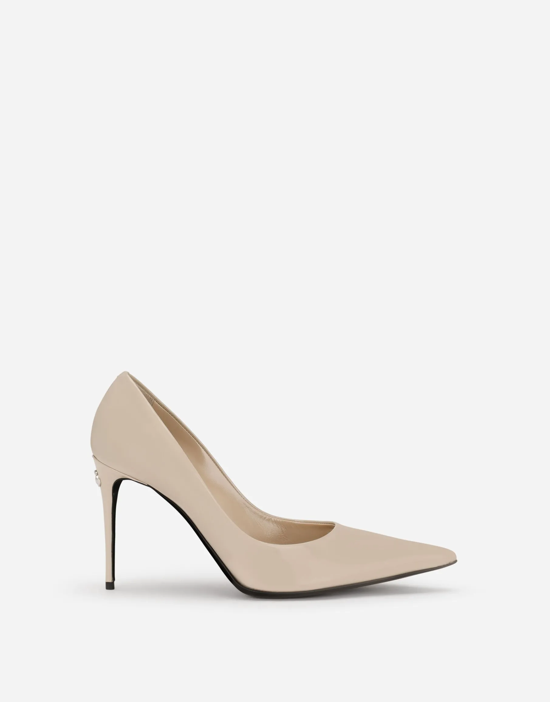 Polished calfskin pumps