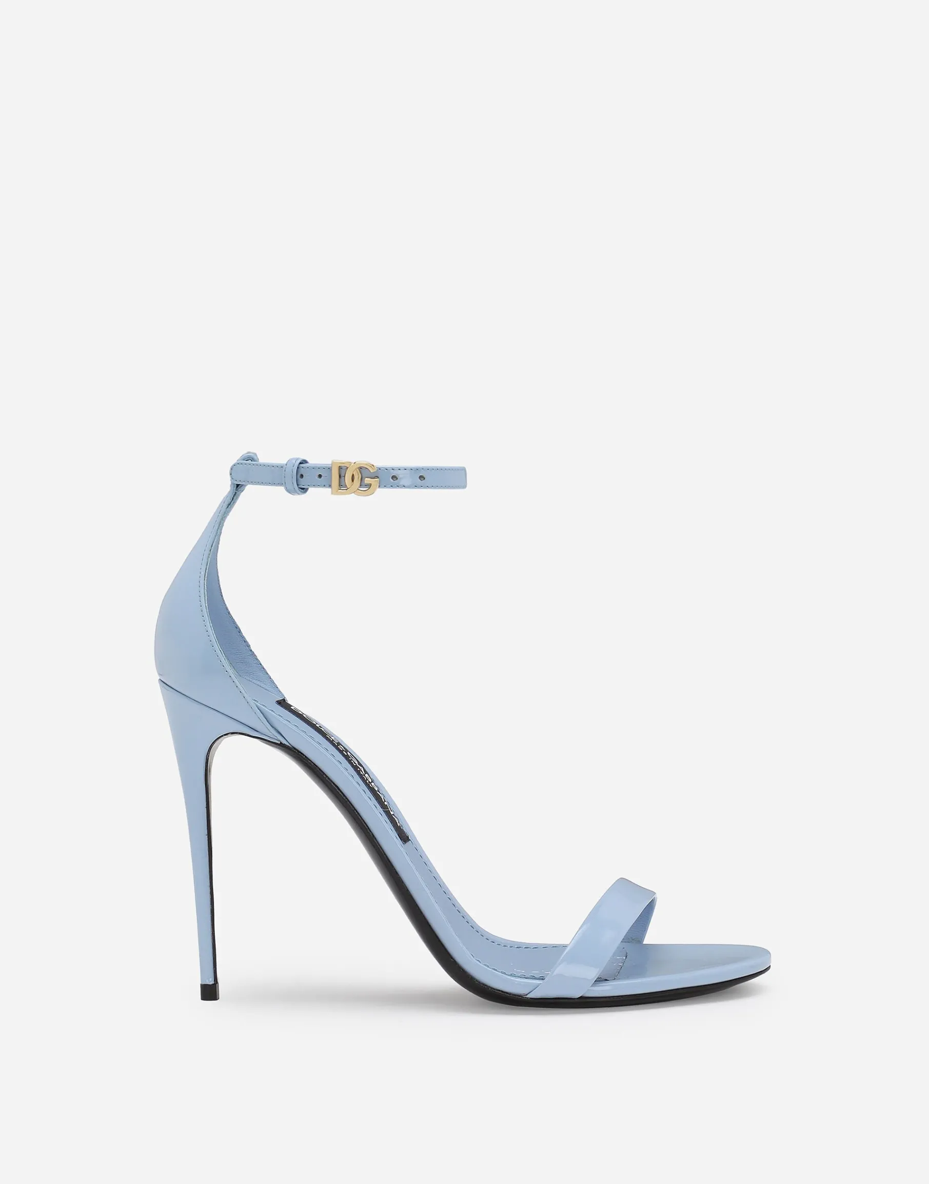 Polished calfskin sandals