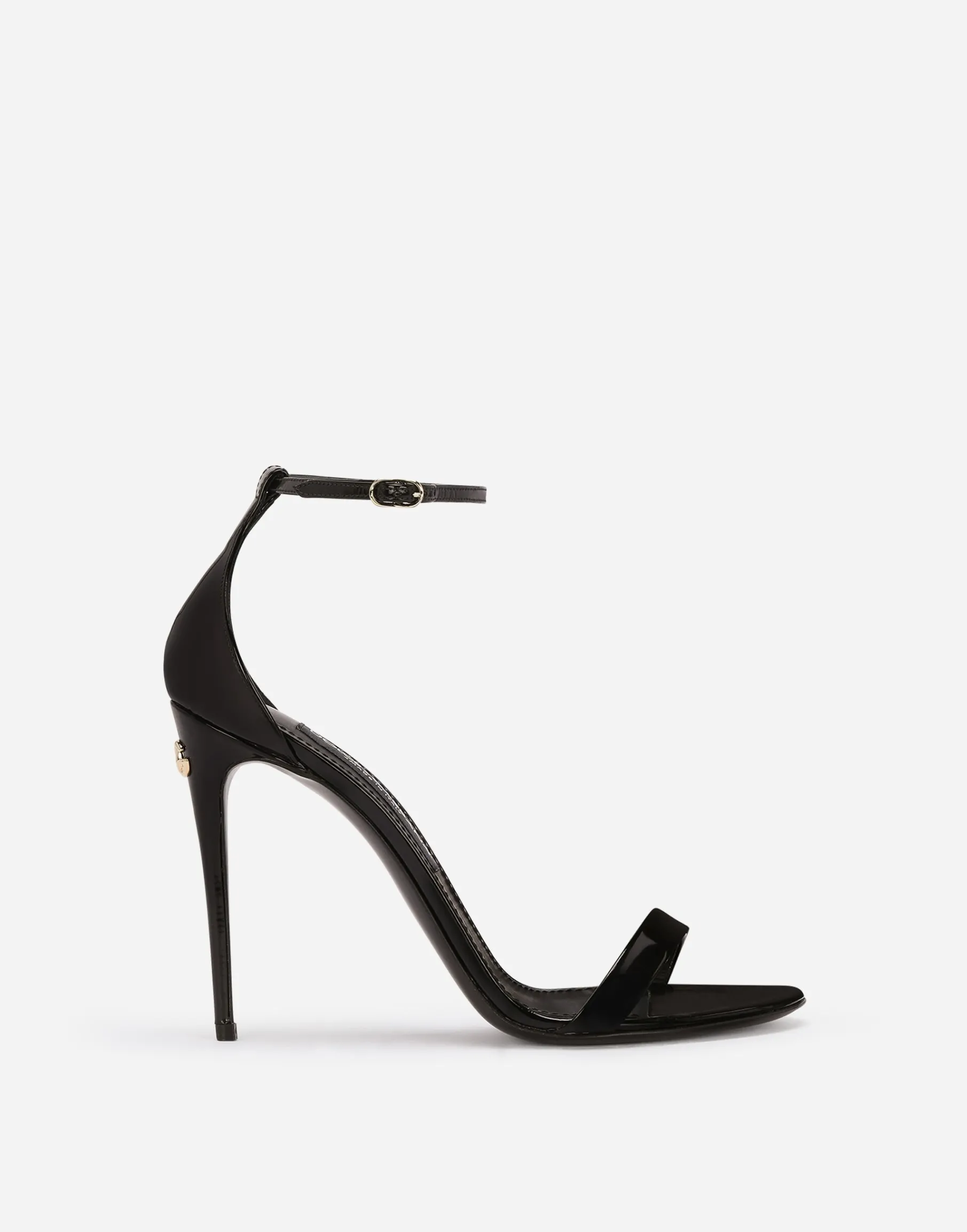 Polished calfskin sandals