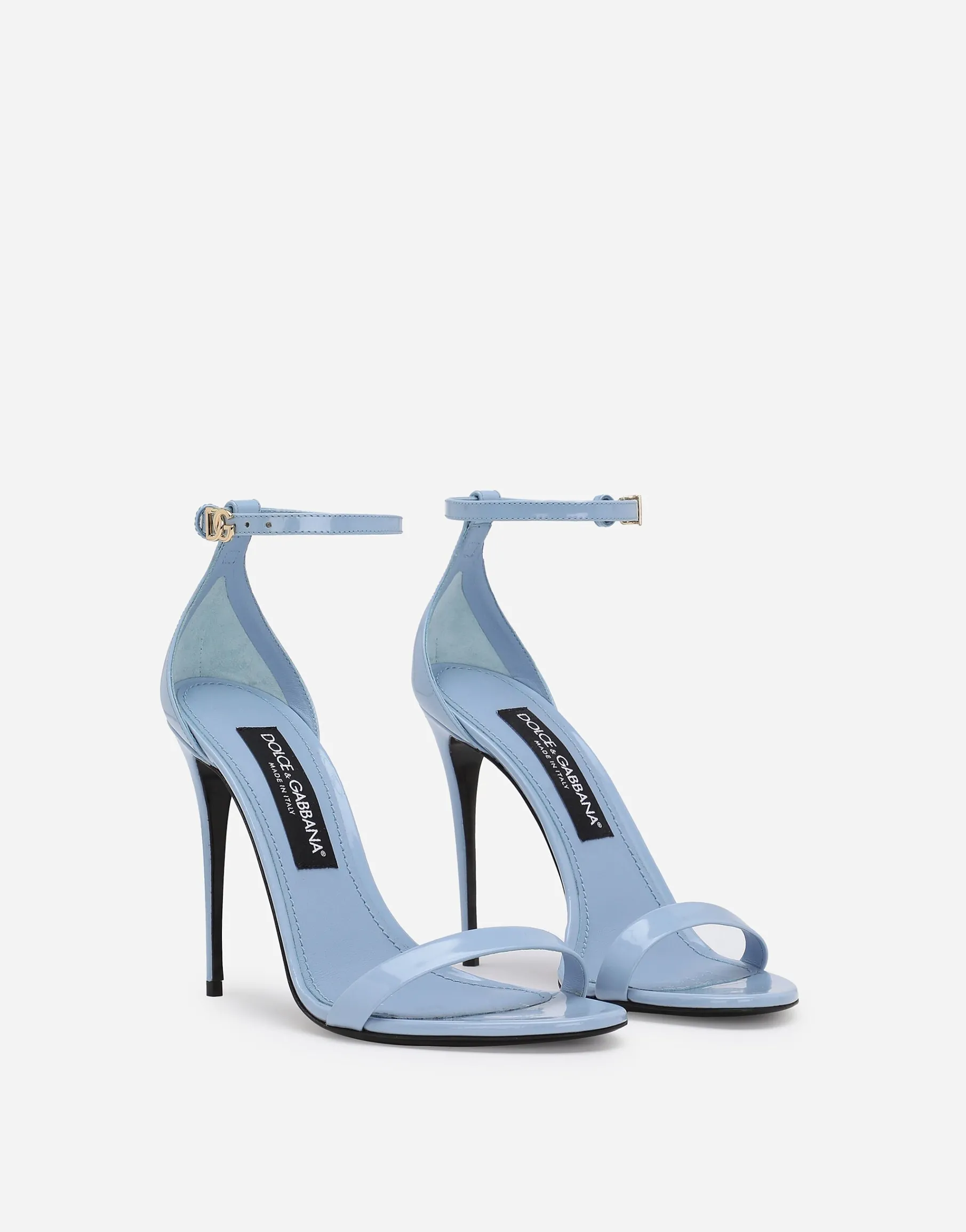Polished calfskin sandals