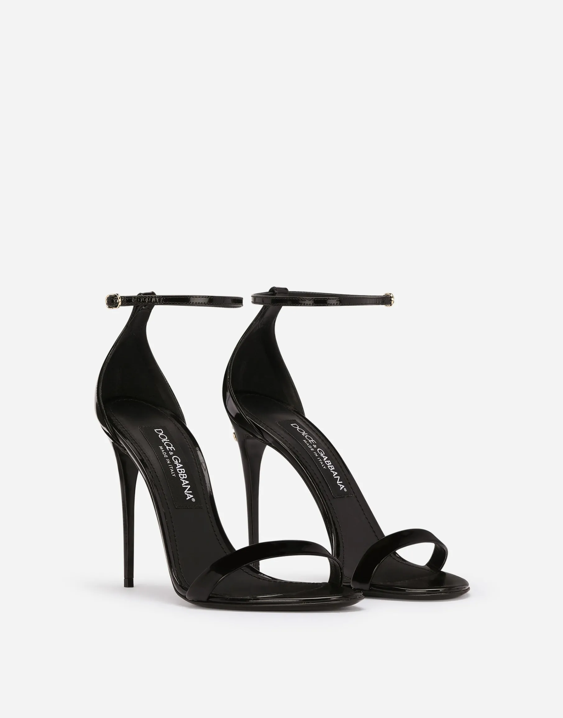 Polished calfskin sandals