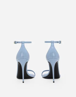 Polished calfskin sandals