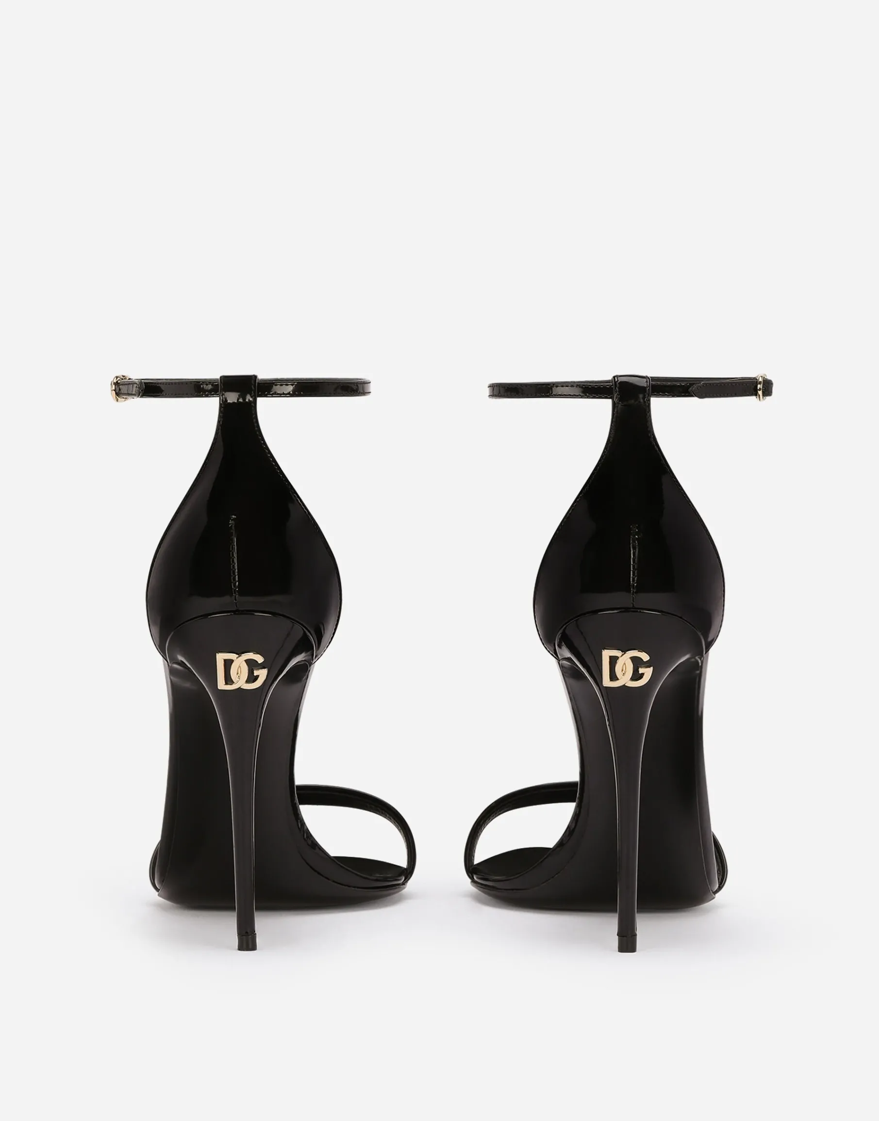 Polished calfskin sandals