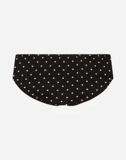 Polka-dot silk panties