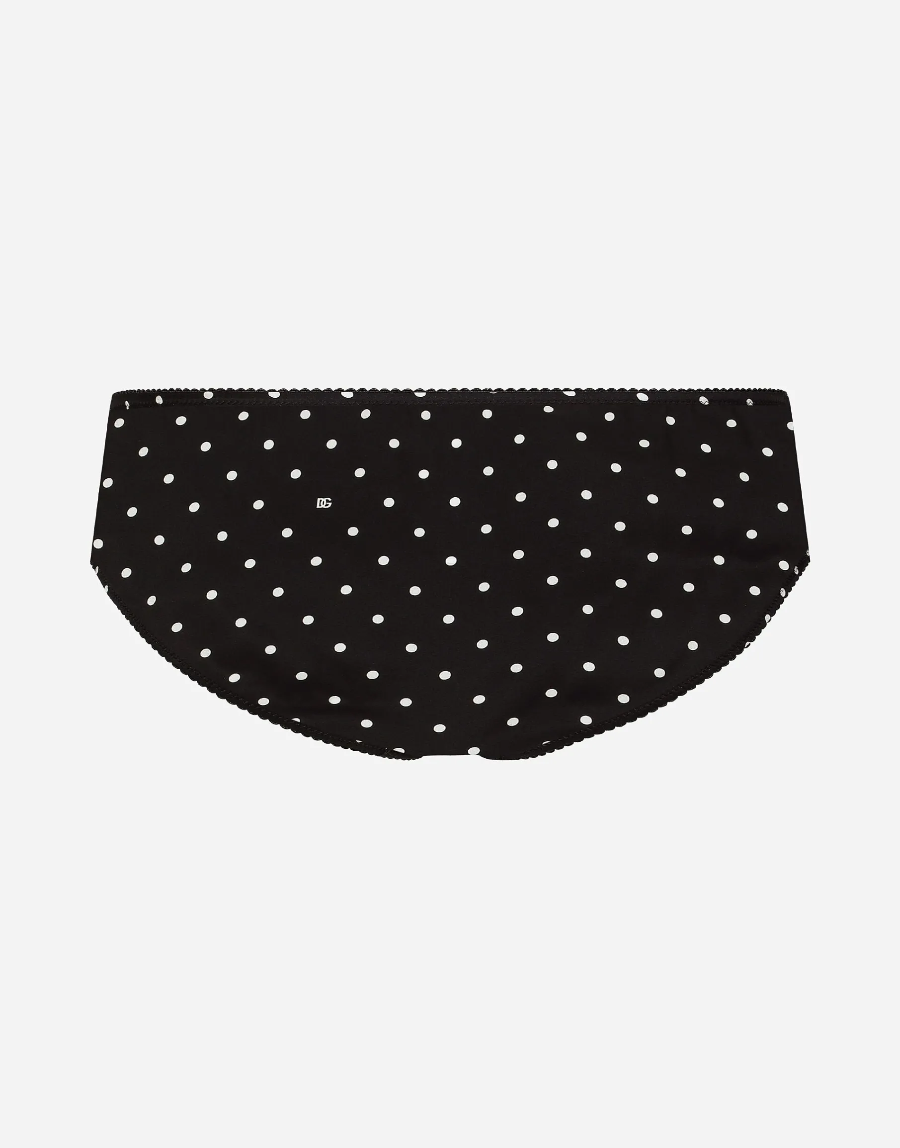 Polka-dot silk panties