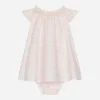 Poplin dress with bloomers