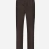 Poplin jogging pants