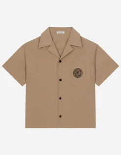 Poplin shirt with DG logo