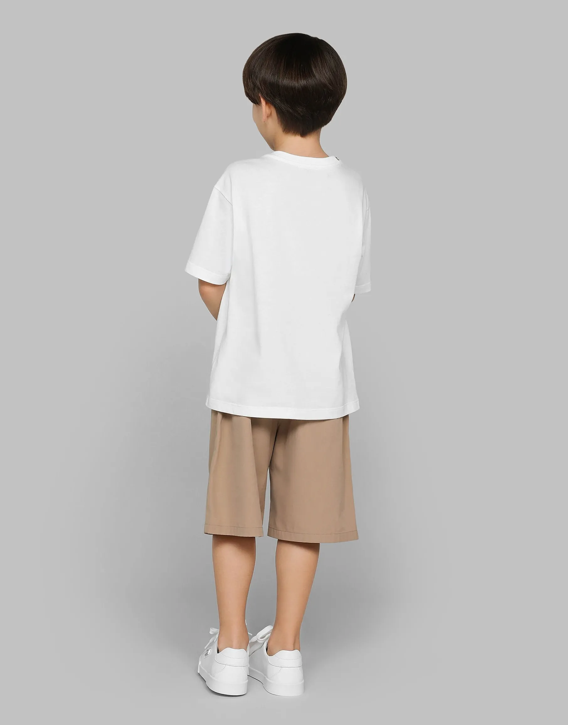 Poplin shorts with DG logo